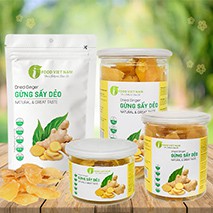 Gừng Sấy Dẻo Ifood - Dạng hũ
