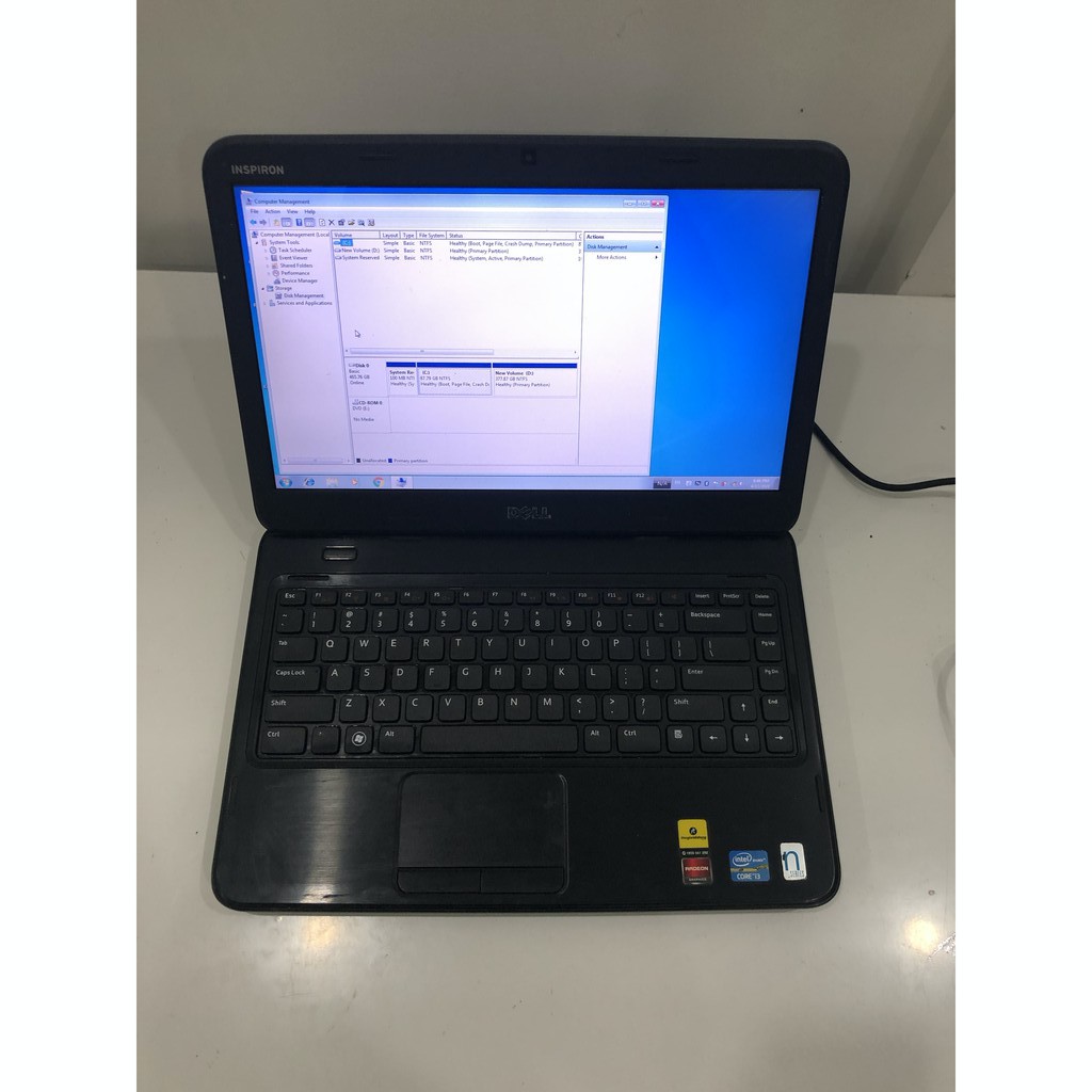 Laptop văn phòng cũ Dell insspiron N4050,i3-2350M,4GB Ram,500GB HDD.