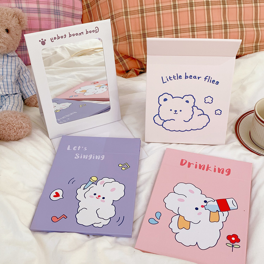 👑👑Gương trang điểm để bàn thiết kế nhỏ gọn dễ thương | BigBuy360 - bigbuy360.vn