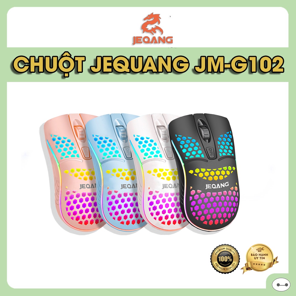 CHUỘT GAMING TỔ ONG JEQUANG JM-G102 MÀU SẮC