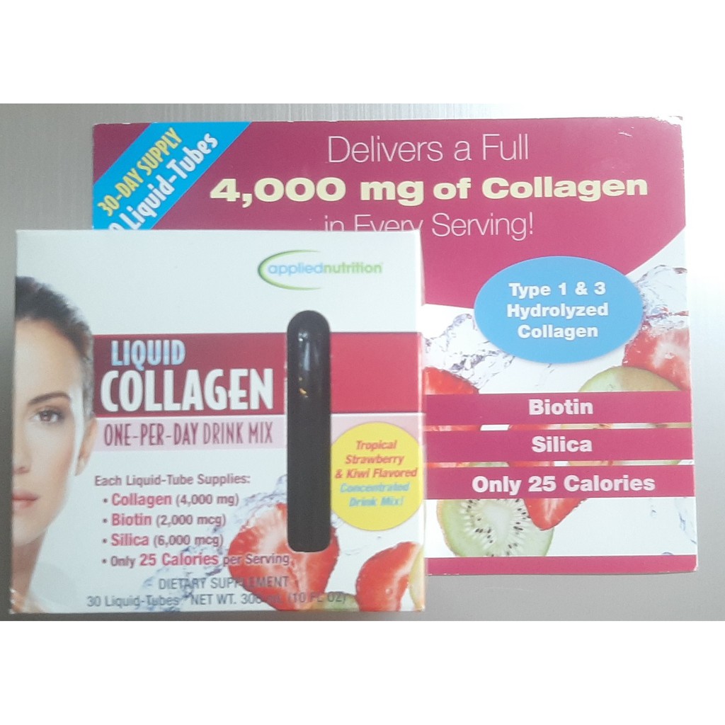 Liquid Collagen One-per-day Drink Mix Dạng Nước Của Mỹ, 30 ống