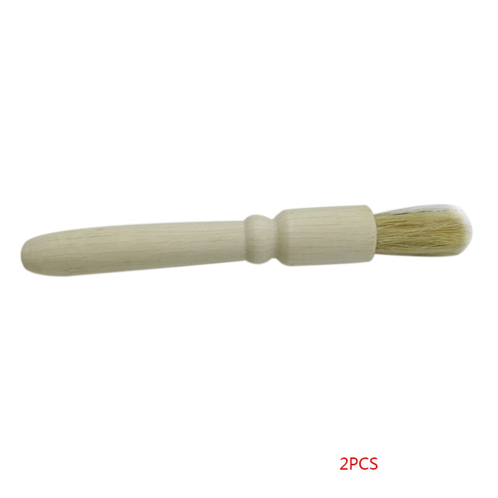 2 cọ vệ sinh cho máy xay cà phê tay cầm gỗ tự nhiên
