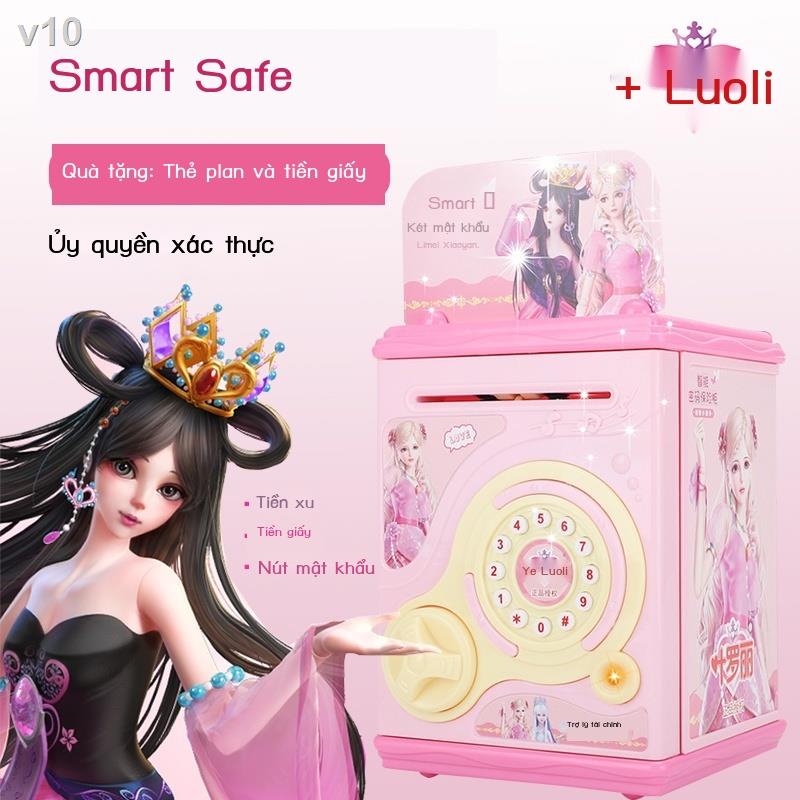 Thông minh An toàn cho trẻ em Mật khẩu Heo đất Đêm Lolita Máy bán hàng tự động Cô gái Công chúa Đồ chơi