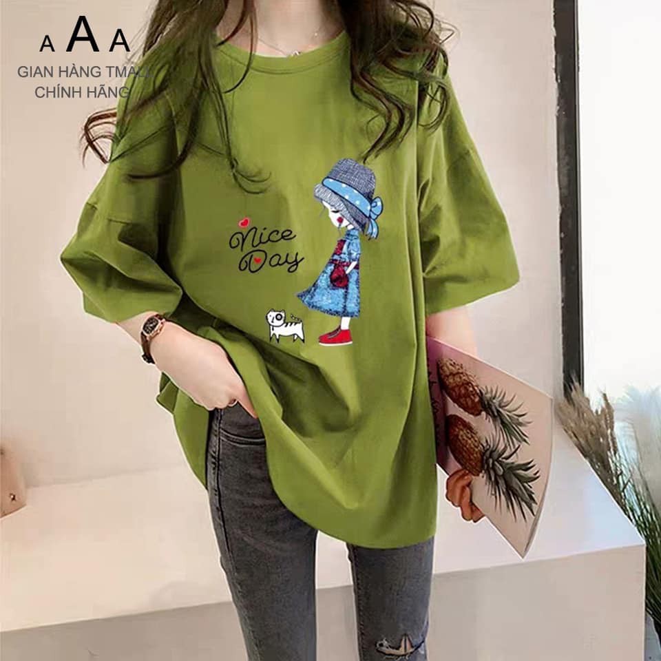 ÁO PHÔNG AAA, ÁO THUN TAY LỠ UNISEX FORM RỘNG PHONG CÁCH ULZZANG DÀNH CHO CÁC CẶP ĐÔI NAM NỮ