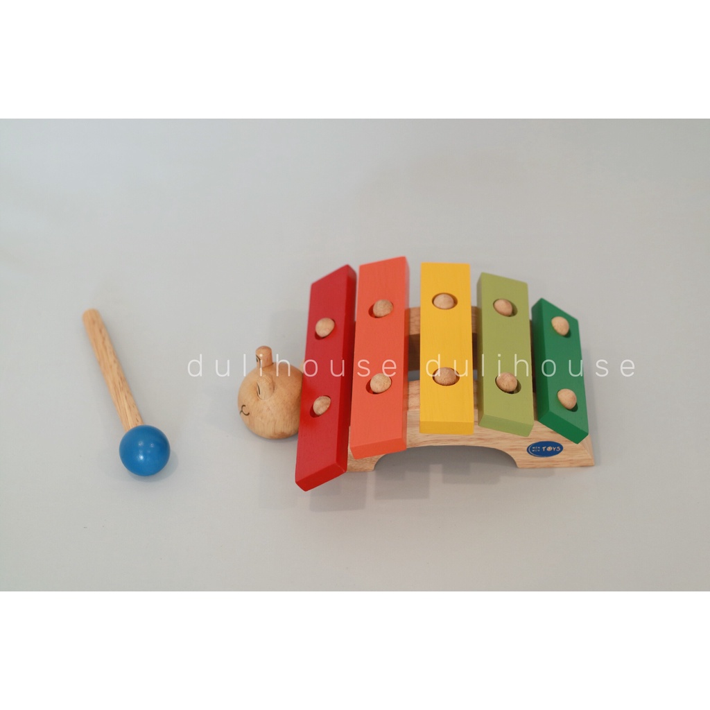 Đồ chơi gỗ đàn hình rùa Winwintoys, giúp bé phân biệt được các màu sắc cơ bản, phát triển trí não, tâm hồn một cách toàn