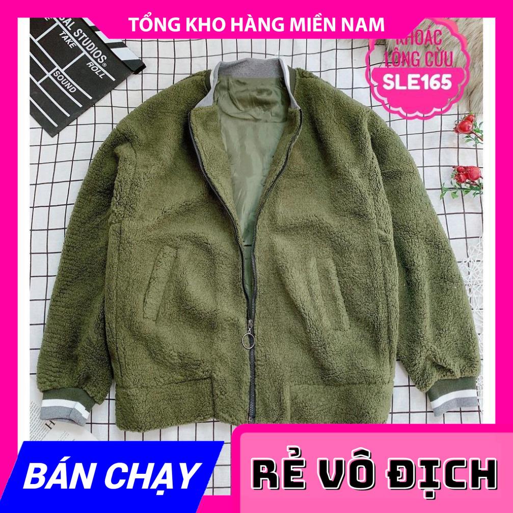 ÁO KHOÁC LÔNG CỪU HÀNG QUẢNG CHÂU SLE165 ❤100% ẢNH THẬT❤  MY