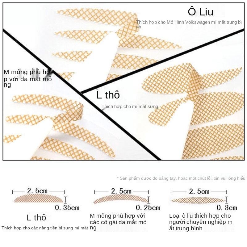[Hàng mới về] Bộ 300 cặp miếng dán tạo mắt hai mí tự nhiên cao cấp | BigBuy360 - bigbuy360.vn