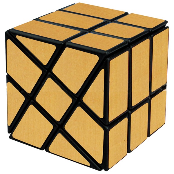 Đồ Chơi Rubik 07 - Màu Gold