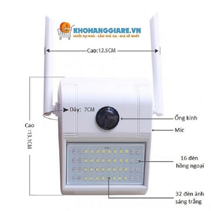 Camera wifi thông minh 48 đèn led A11