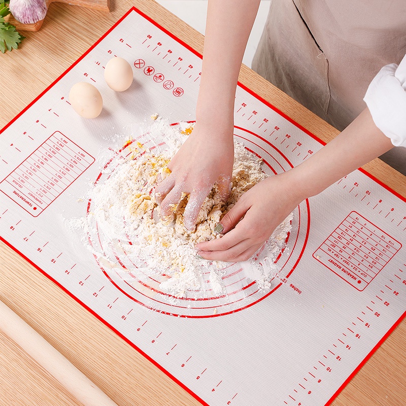 Phụ kiện nhà bếp dụng cụ thảm có kẻ kích thước để lăn bánh