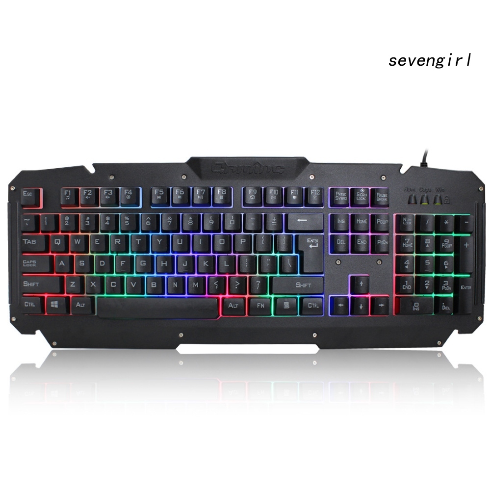 Bàn Phím Cơ Gaming Sev-Y605 Có Đèn Led Nền