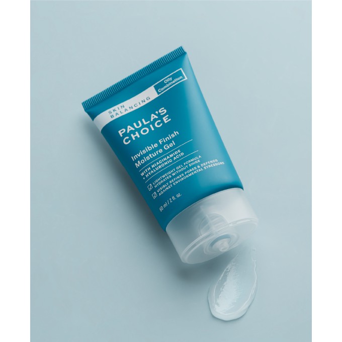 Gel dưỡng ban đêm dành cho da hỗn hợp đến da dầu Paula's Choice Skin Balancing Invisible Finish Moisture Gel 60ml