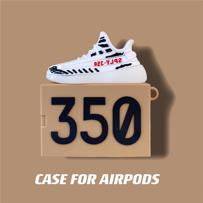 Vỏ Đựng Bảo Vệ Hộp Sạc Tai Nghe Airpods 1 / 2 Hình Hộp Giày Adidas Yeezy350