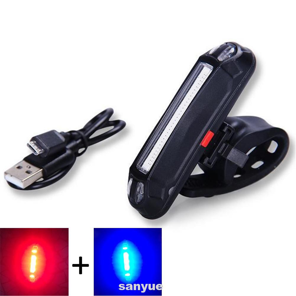 Đèn Led Cảnh Báo An Toàn Cho Xe Đạp Có Cổng Sạc Usb