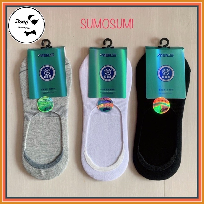 Tất nam kiểu hài lười, gót có silicol chống tụt, khử mùi hôi.