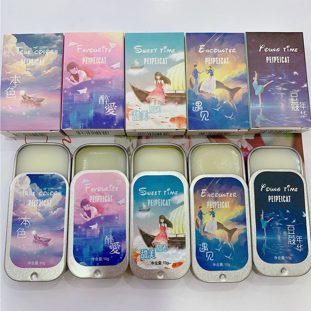 Nước hoa sáp Peipeicat 3 tầng mùi 5 mùi lựa chọn, Nước hoa khô mini bỏ túi - Azeva | Thế Giới Skin Care