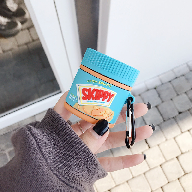 Vỏ bảo vệ hộp sạc tai nghe không dây bằng silicon dẻo họa tiết đáng yêu cho Airpods 1&2 | BigBuy360 - bigbuy360.vn