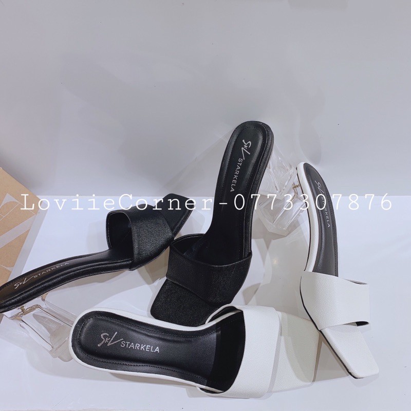 DÉP CAO GÓT LOVIIECORNER - GUỐC NỮ ĐẾ VUÔNG 7CM - DÉP GUỐC NỮ CAO GÓT QUAI TRONG 7P - DÉP GUỐC 7CM QUAI TRONG - D200363