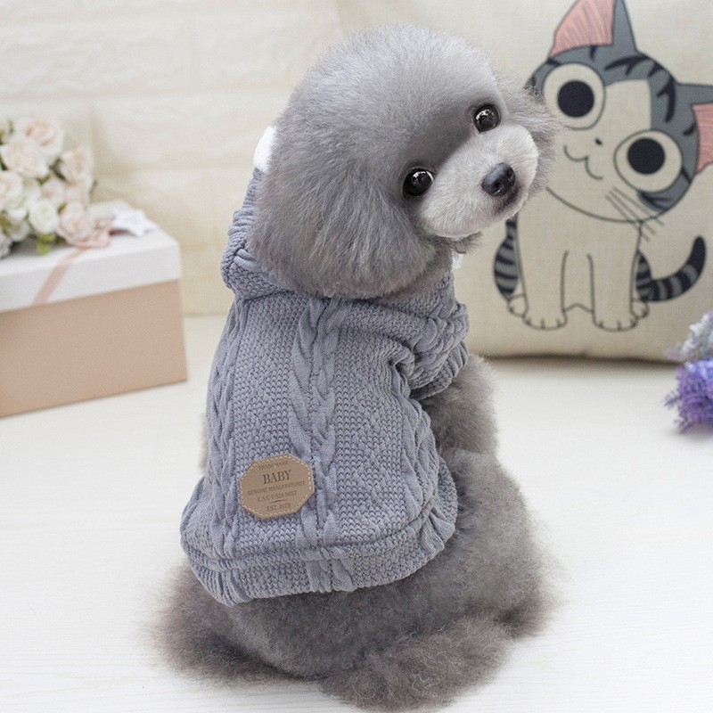 Áo len cho chó mèo