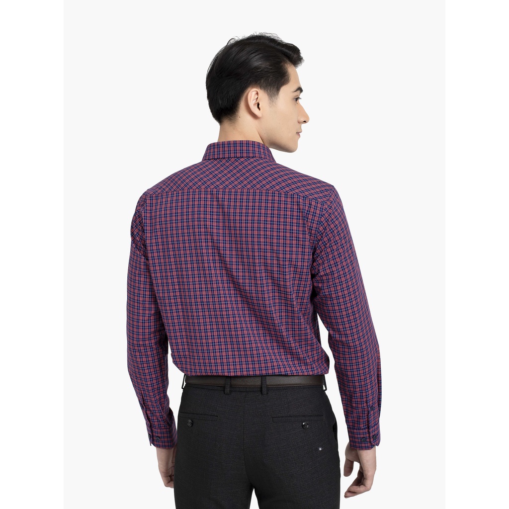 [MẪU MỚI] Áo sơ mi nam dài tay ARISTINO dáng Regular fit suông nhẹ, họa tiết kẻ caro nổi bật, nam tính - ALS22601