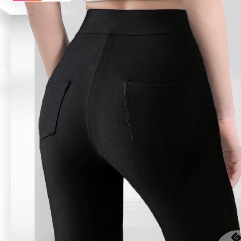 Quần Legging Cạp Cao Nữ MinChi Dài Co Giãn 4 Chiều, Hàng Cao Cấp VNXK, Không Bai Nhão
