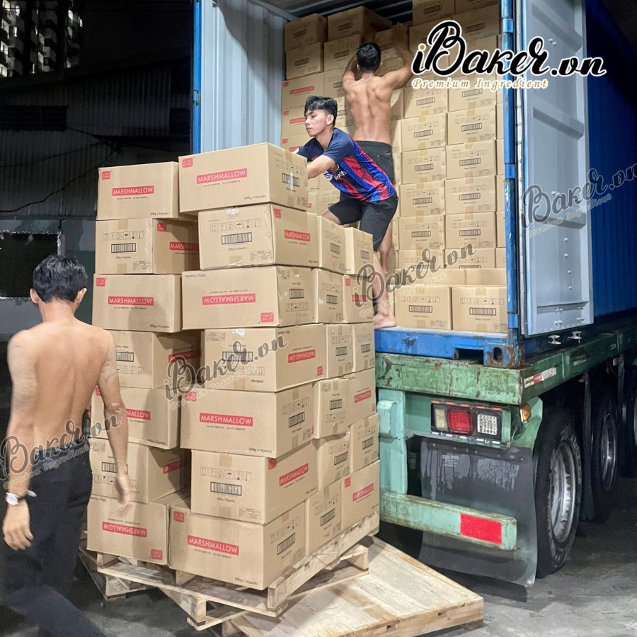 Kẹo Marshmallow Erko ăn kiêng/ ít ngọt - túi 500g
