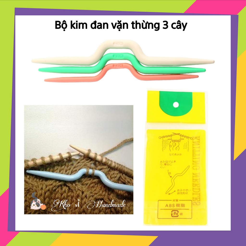 Bộ kim đan vặn thừng 3 cây