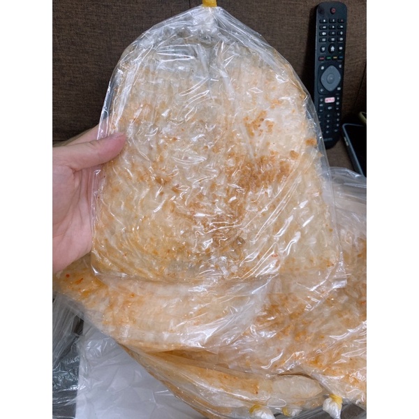 1 bịch bánh tráng muối tỏi xike chay siêu ngon