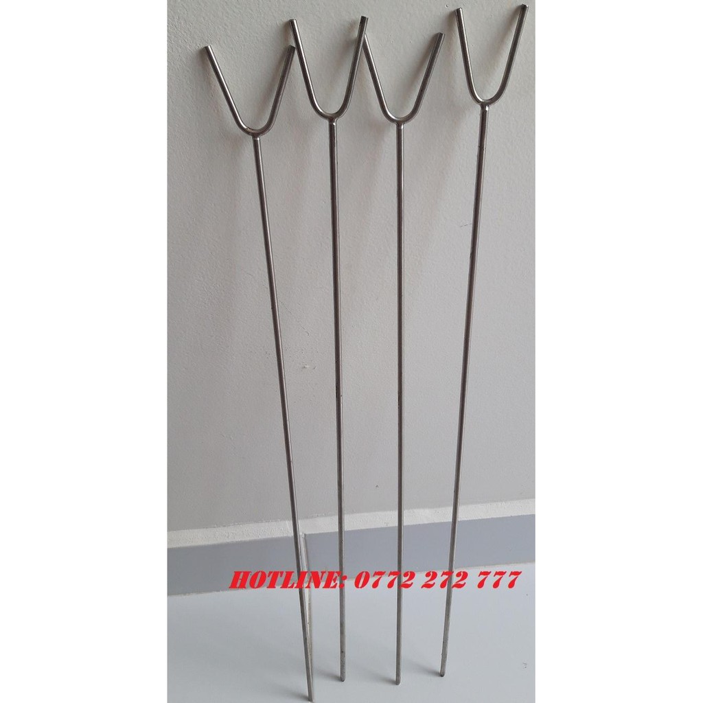 Cây Chống Cần câu Inox đặc 1mét.