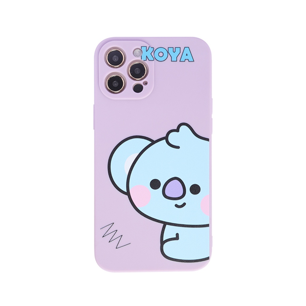 Ốp Điện Thoại Tpu Dẻo In BTS BT21 TATA KOYA RJ MANG CHIMMY SHOOKY Iphone8 7Plus 8plus X XS XR XSMax 11Pro max iphone 11 12