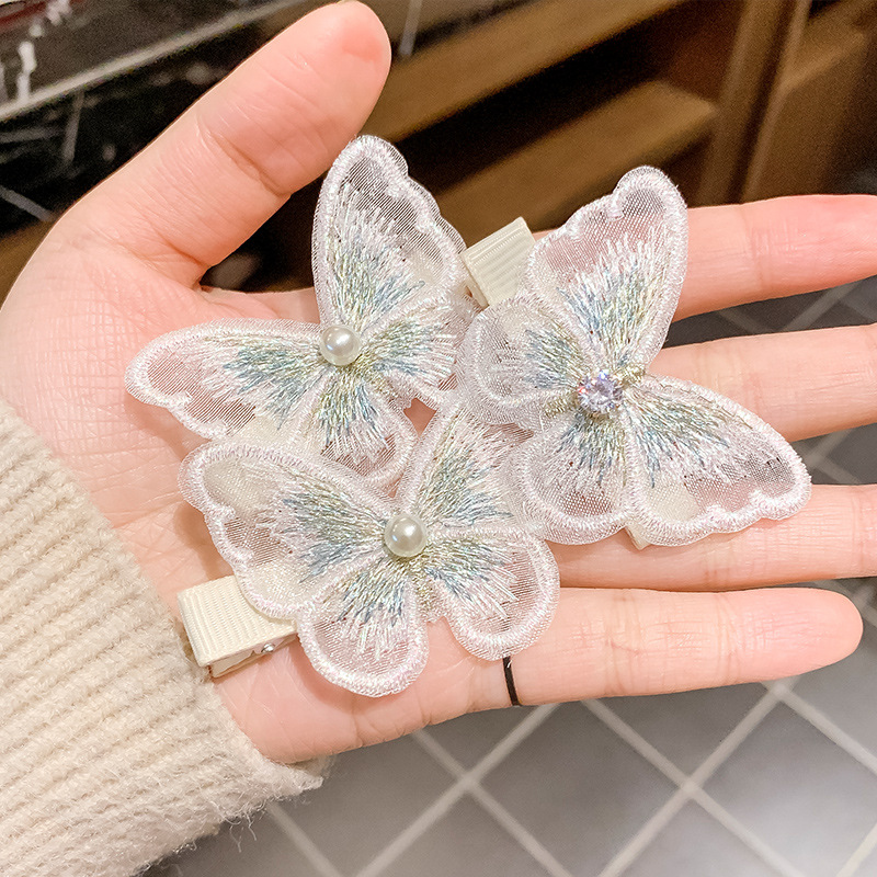 BUTTERFLY 1 Kẹp Tóc Hình Bướm Xinh Xắn Cho Nữ