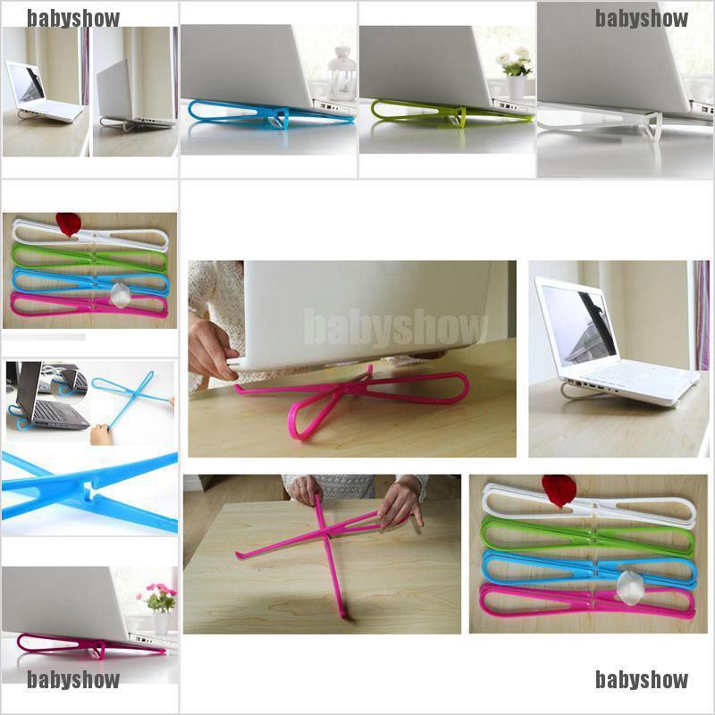 1 Giá Đỡ Laptop Bằng Nhựa Thiết Kế Nhỏ Gọn Tiện Dụng