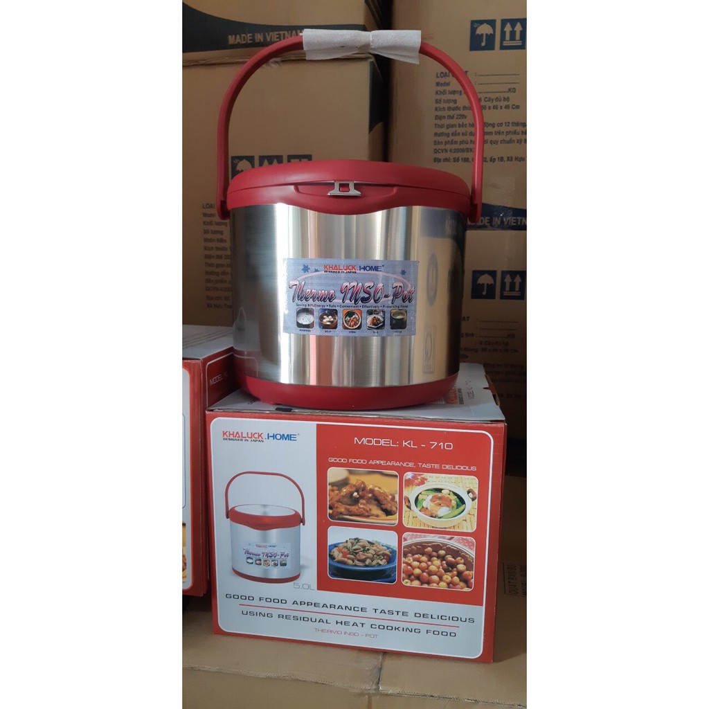 Nồi ủ inox Thermo 5Lít,6Lít KHALUCK KL | BigBuy360 - bigbuy360.vn