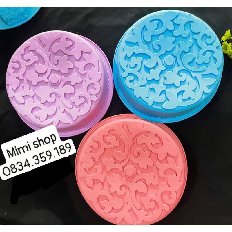 Khuôn silicon đế viền 26cm làm rau câu sinh nhật