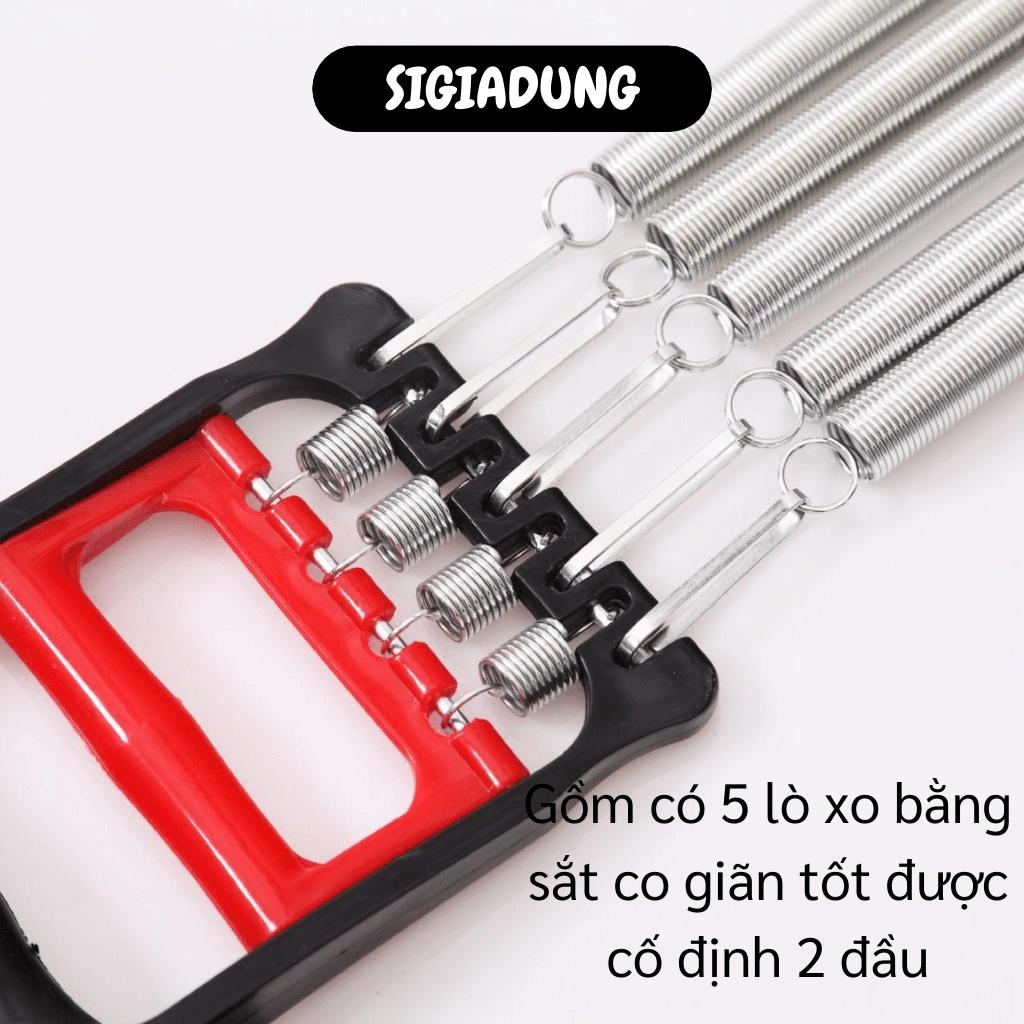 [SGD] Dây Kéo Lò Xo - Dụng Cụ Tập Gym Đa Năng Có 5 Lò Xo Kèm Bàn Đạp, Tập Cơ Ngực, Tay 9494