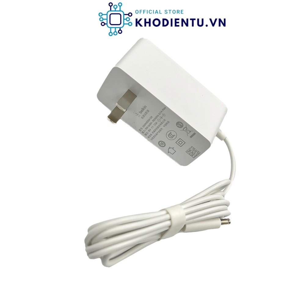 Củ Sạc Chuyên Dụng/Bộ Đổi Nguồn Belkin 2ADH023H 22.5W Cho Loa Thông Minh Google-Home/Nest Hub