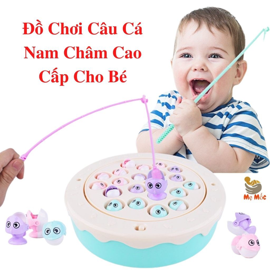 Đồ Chơi Cầu Cá Nam Châm Hình Bánh Cao Cấp Cho Bé Phát Triển Thông Minh, Shop Mẹ Mốc ,CCHB