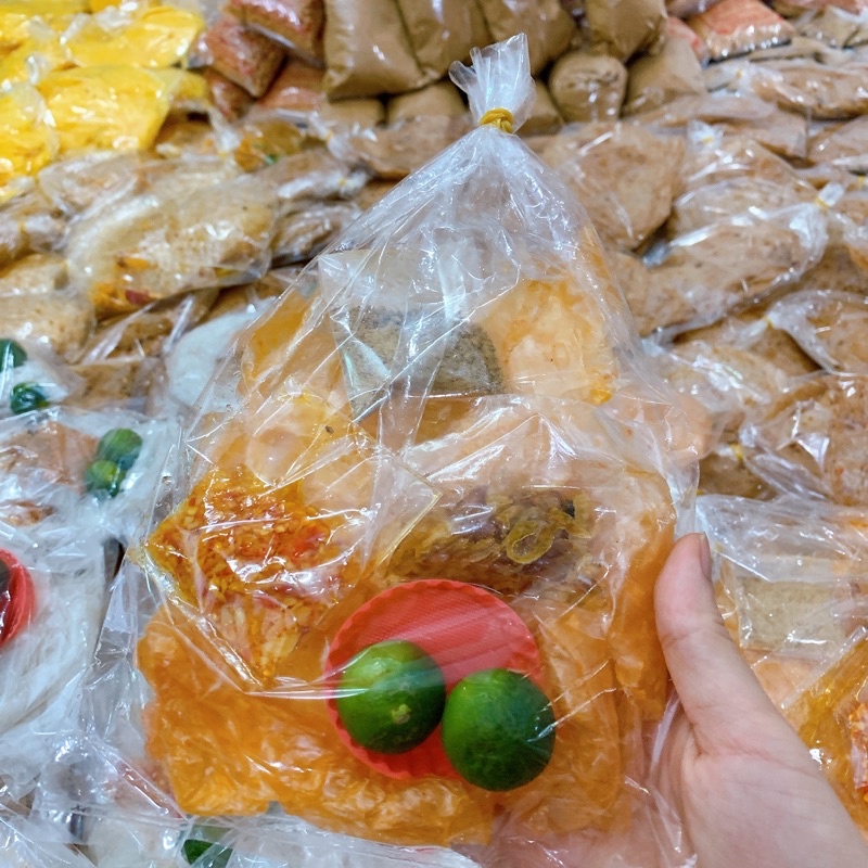 Bánh Tráng Ớt Phơi Sương Trộn Muối Tôm Nhuyễn Sa Tế Tắc Hành Phi Thơm Ngon Cay Cay