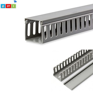 MÁNG NHỰA LUỒN DÂY ĐIỆN CÓ NẮP TRONG TỦ ĐIỆN, Giá cho 2m, 4 đoạn 0.5m