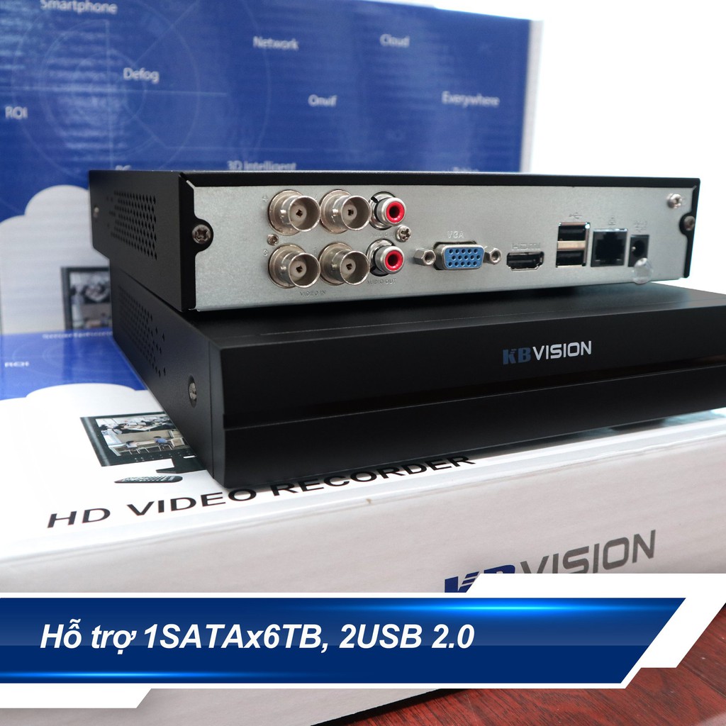 Đầu Ghi Hình Camera KBVision KX-A7104SD6, Chuẩn Nén Hình Ảnh H.264, Hỗ Trợ Âm Thanh 2 Chiều, Hỗ Trợ Chuẩn Onvif 2.4 | BigBuy360 - bigbuy360.vn