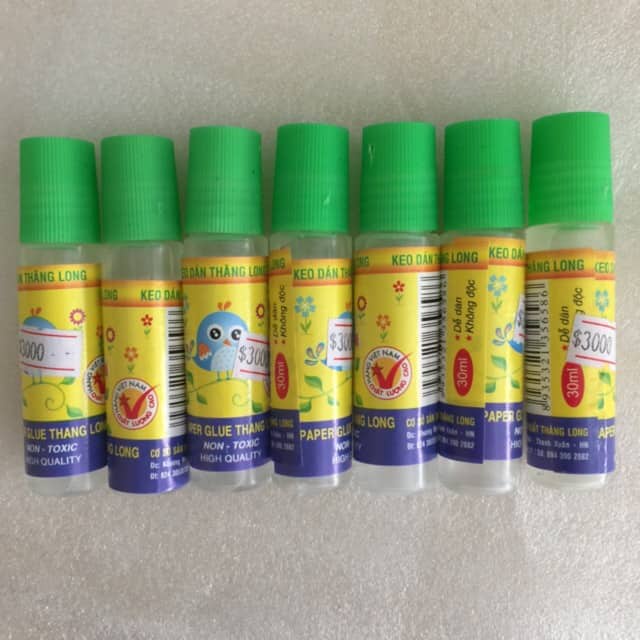 Lọ keo hồ nước dán giấy thủ công dính tốt Thăng Long 30ml