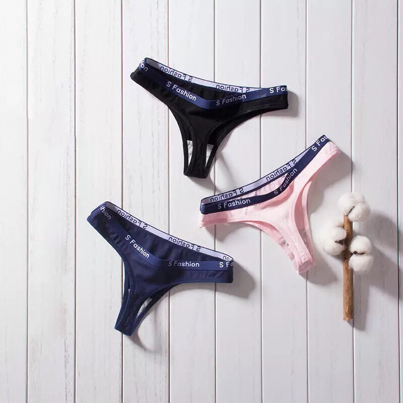 Quần Lót Nữ Lọt Khe Cotton Khắng Khuẩn Cạp Chữ S Fashion Sexy Gợi Cảm