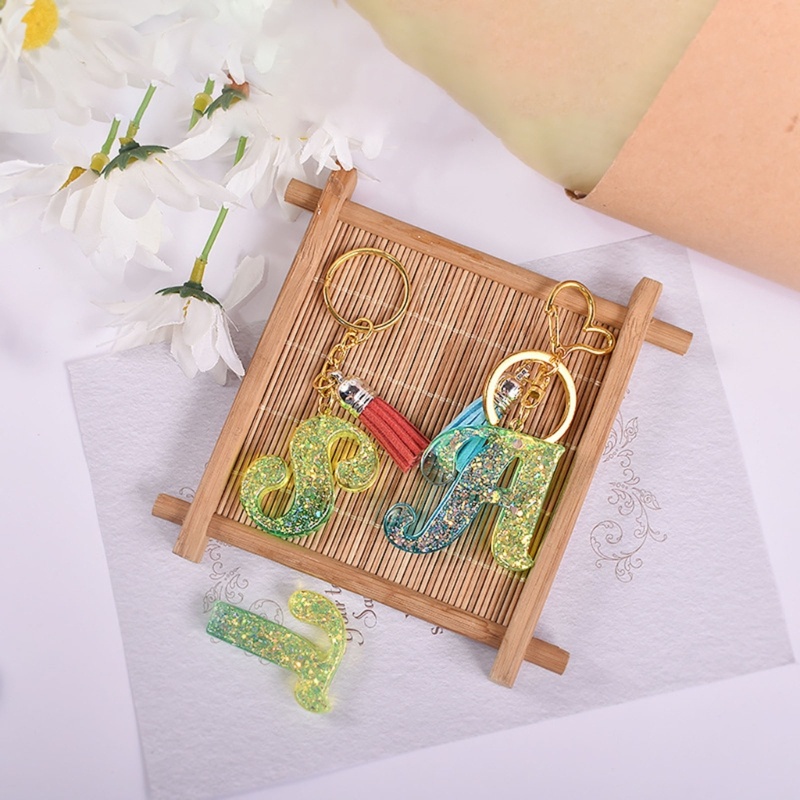 Khuôn Silicone Làm Trang Sức Hình Chữ Cái