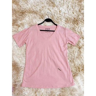 Áo thun nữ cổ tim Gap (100% cotton)
