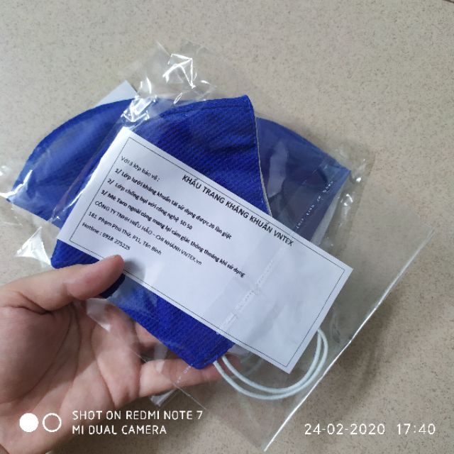 [FREESHIP ĐƠN 50K] Khẩu Trang Vải Kháng Khuẩn, 3 Lớp Bảo Vệ Vntex | BigBuy360 - bigbuy360.vn