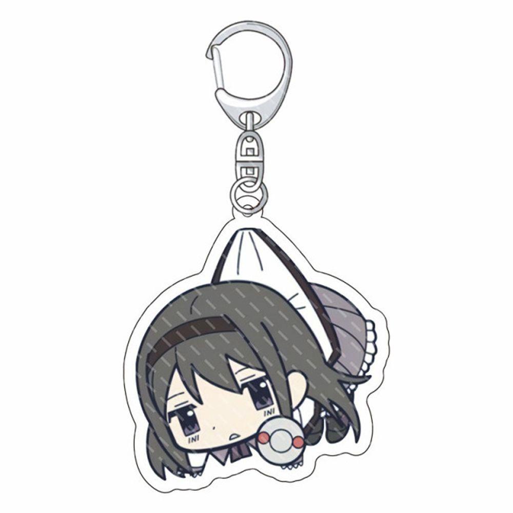LANFY Móc Chìa Khóa Hình Nhân Vật Anime Hai Mặt Bằng Acrylic