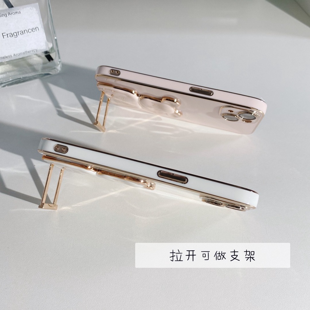 Ốp Điện Thoại Chống Sốc Hình Gấu 3D Cho SAMSUNG A52 A72 S20 PLUS S20 U1TRA S21 U1TRA S22 U1TRA S21 FE S20 FE NOTE 20 ULTRA