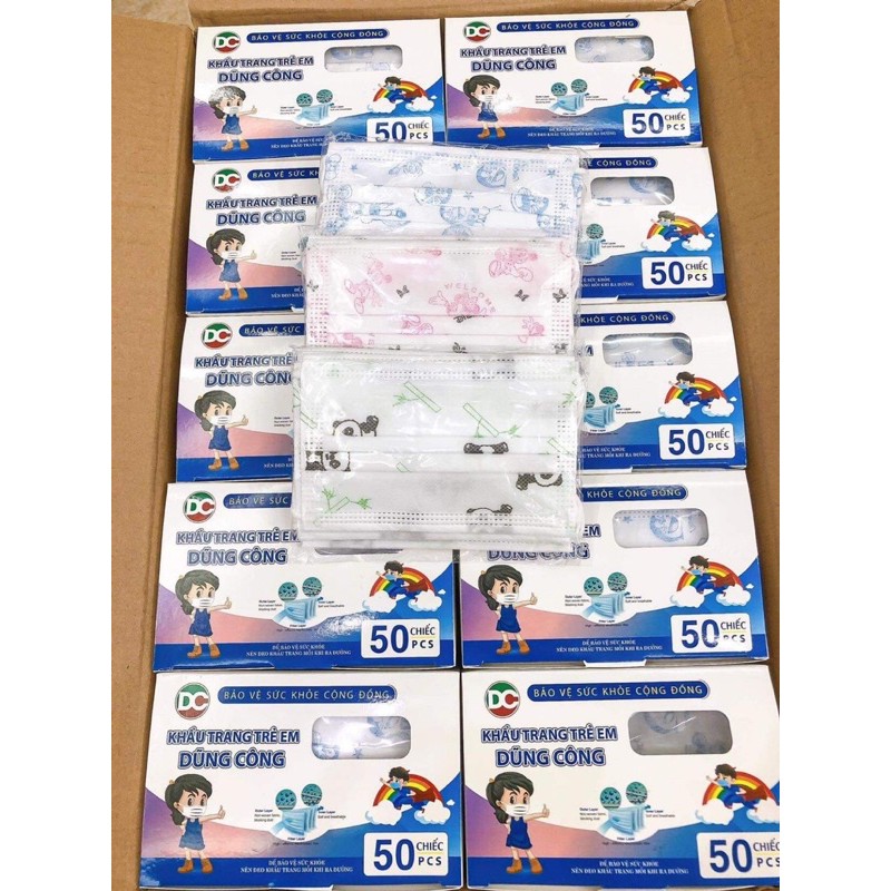 Hộp 50c khẩu trang 4 lớp cho người lớn, trẻ em - Khẩu trang y tế người lớn, trẻ em Kaito | BigBuy360 - bigbuy360.vn