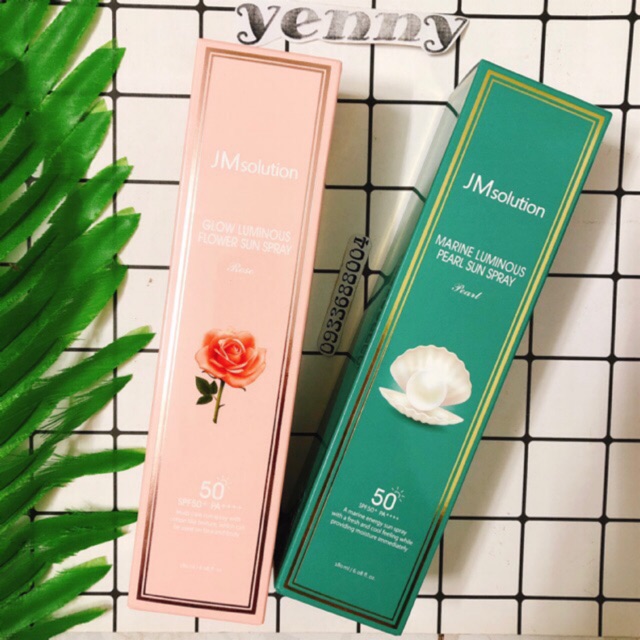 Xịt Khoáng Chống Nắng JM solution 180ml