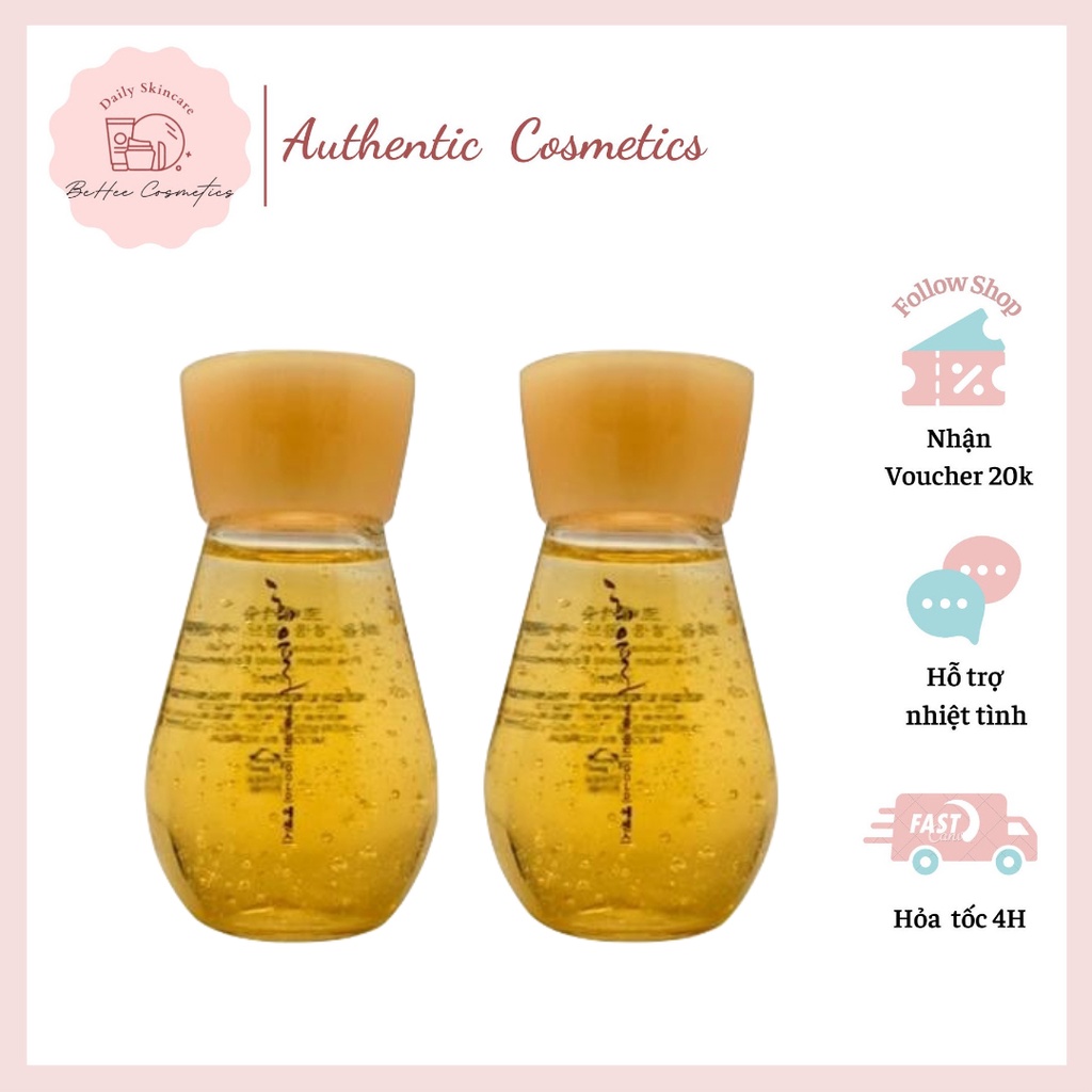 Cặp Tinh Chất Chống Lão Hóa Vàng 24K Lebelage Yul Premium Gold Essence 30ml